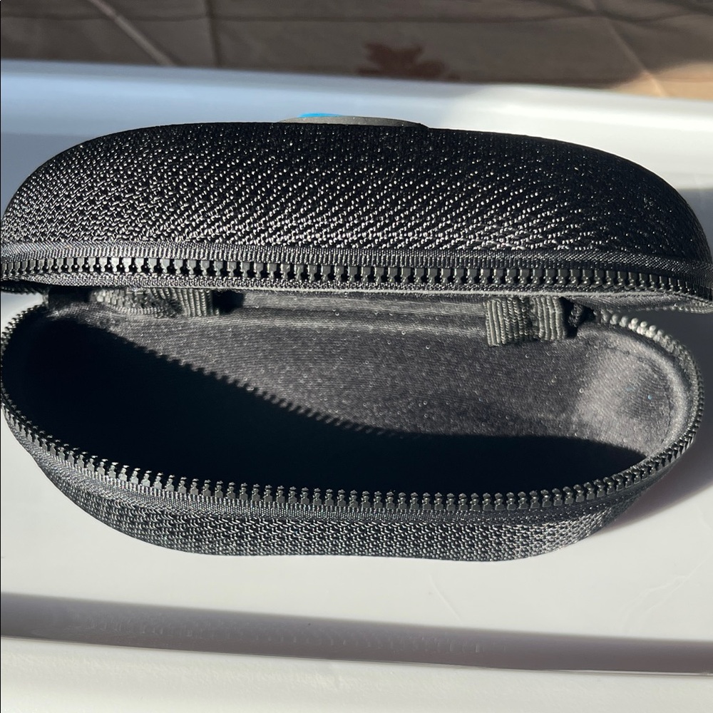 Black Sunglasses Case with Blue Logo - Picture 4 of 4